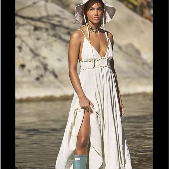 Free People Heat Haze Maxi Dress Size L - Picture 1 of 6